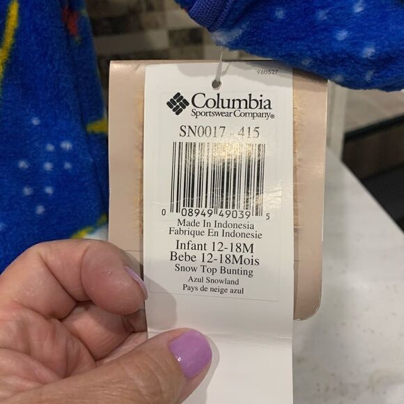 NWT Columbia Fleece Suit - Picture 4 of 5